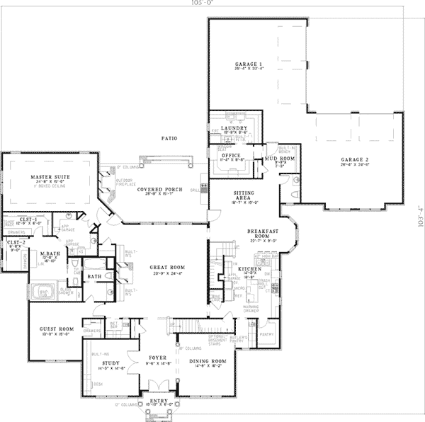 Forest Manor Luxury Home Plan 055S-0066 | House Plans and More