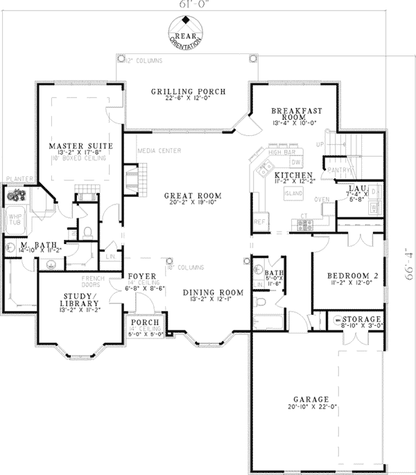 Eldred Luxury Brick Home Plan 055S-0067 | House Plans and More