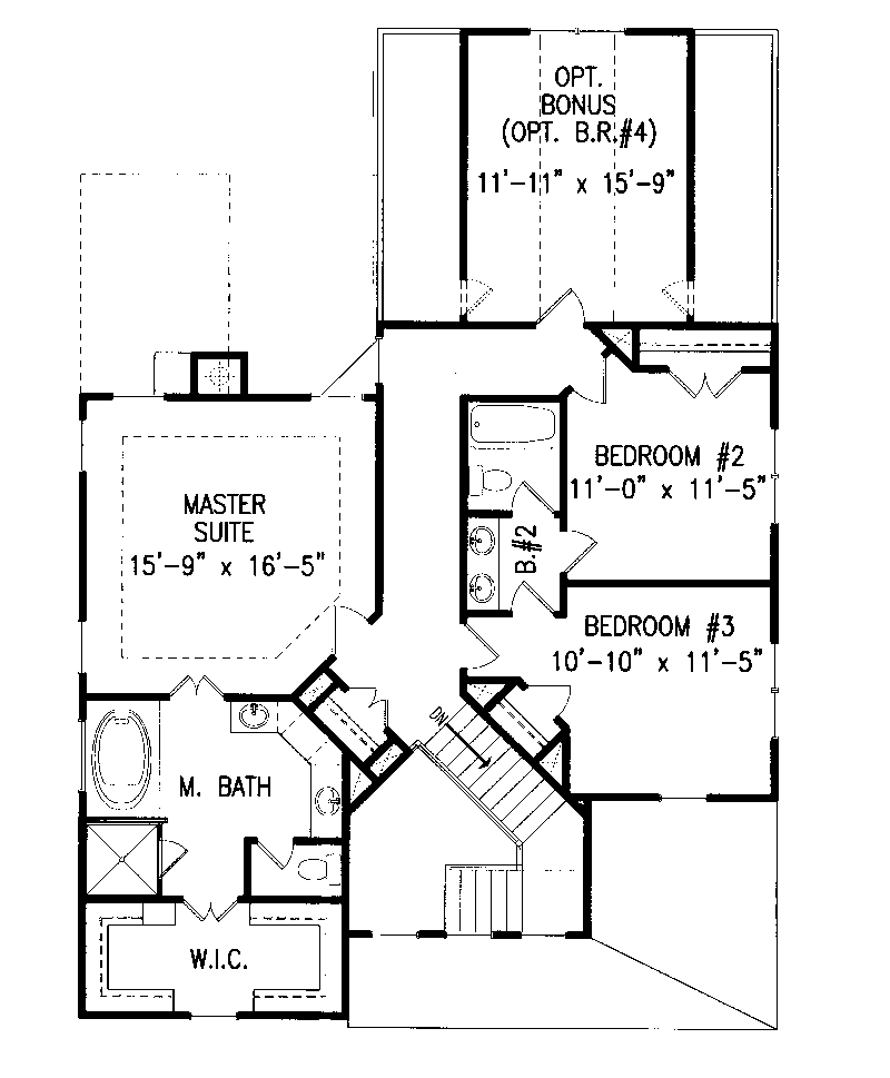 Shandwick Country Farmhouse Plan 056D-0002 - Shop House Plans and More