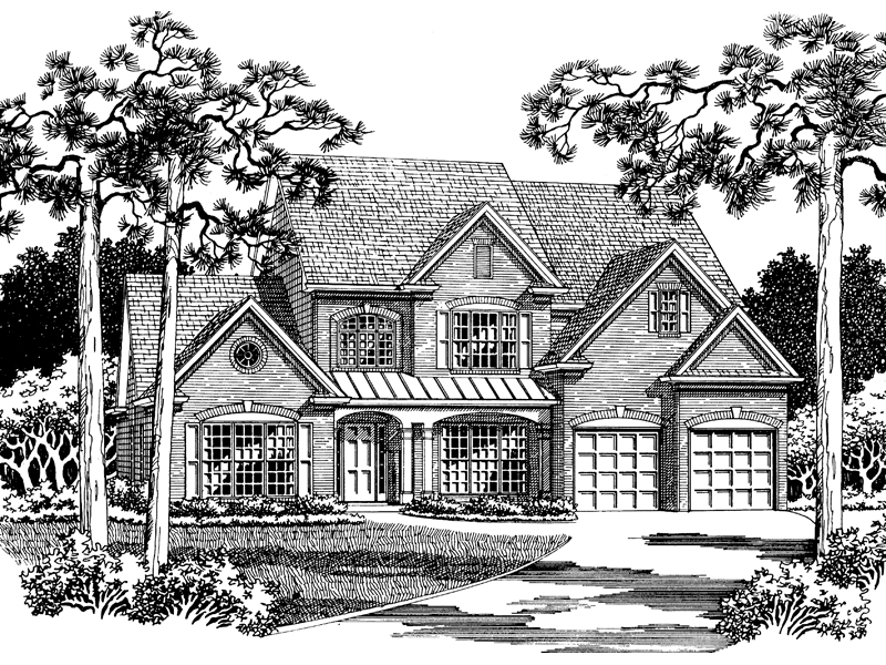 Pralle Meadow Traditional Home Plan 056D-0017 - Shop House Plans and More