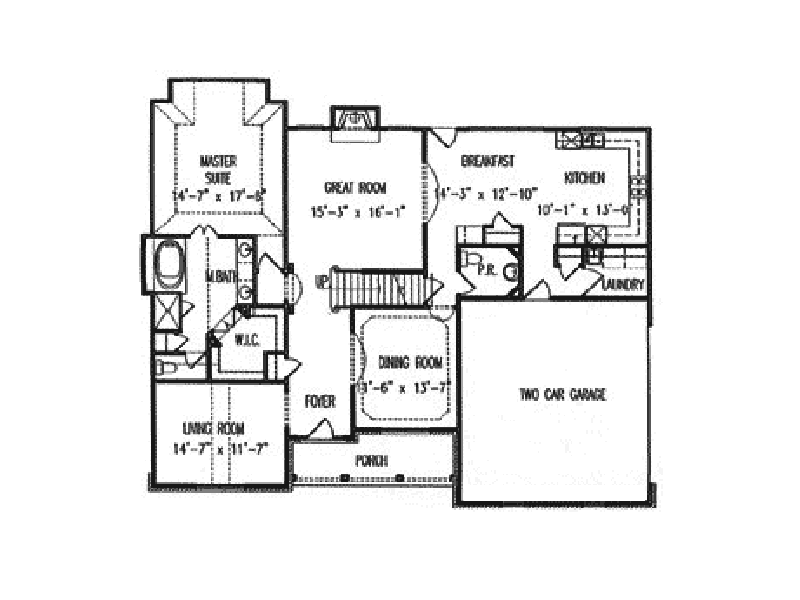 Blarney Ranch Home Plan 056D-0063 - Search House Plans and More