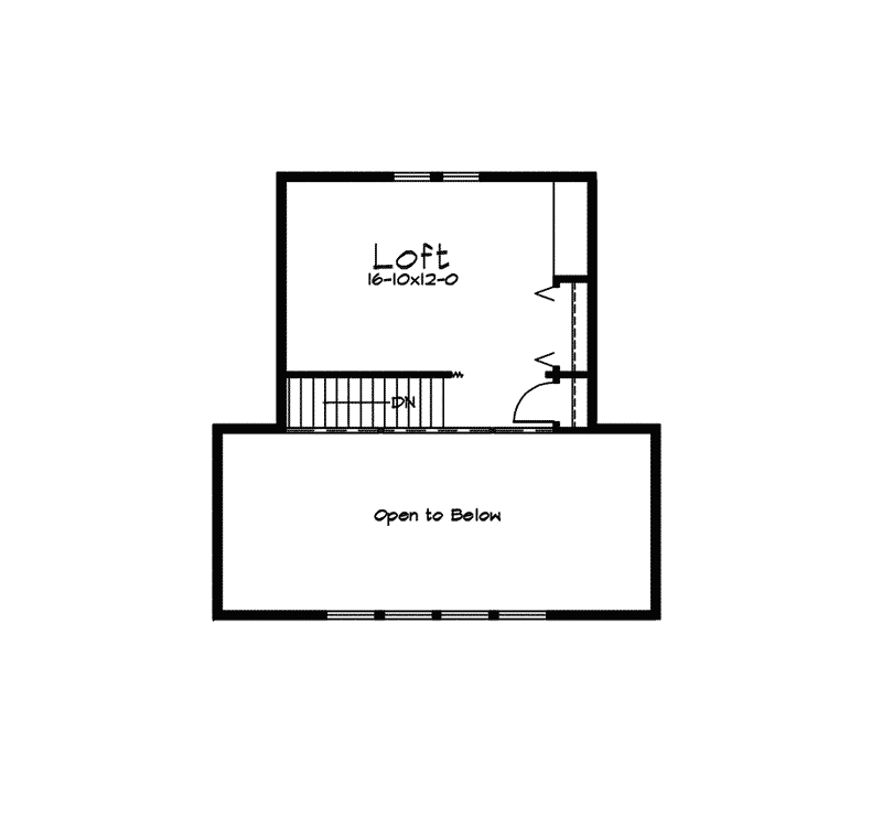 Vacation House Plan Loft - Montview A-Frame Style Home 057D-0013 | House Plans and More