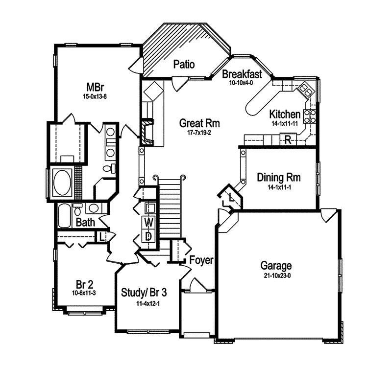 Tundra Arts And Crafts Home Plan 057D-0031 | House Plans and More