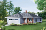 Attractive Porch Graces Ranch Home