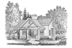 Beach & Coastal House Plan Front Image of House - Mill River Cottage Home 058D-0195 - Shop House Plans and More