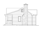 Vacation House Plan Right Elevation - Calriver Country Cottage 058D-0197 - Search House Plans and More