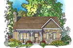 Craftsman House Plan Front Image - Deer Lake Rustic Cottage Home 058D-0200 - Search House Plans and More