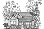 Arts & Crafts House Plan Front Image of House - Brookfalls Craftsman Home 058D-0201 - Search House Plans and More
