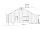 Craftsman House Plan Left Elevation - Brookfalls Craftsman Home 058D-0201 - Search House Plans and More