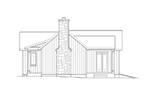 Vacation House Plan Right Elevation - Gatehill Rustic Cabin Home 058D-0202 - Search House Plans and More