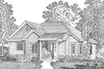 Country House Plan Front Image of House - Jake Creek Country Cabin Home 058D-0203 - Search House Plans and More