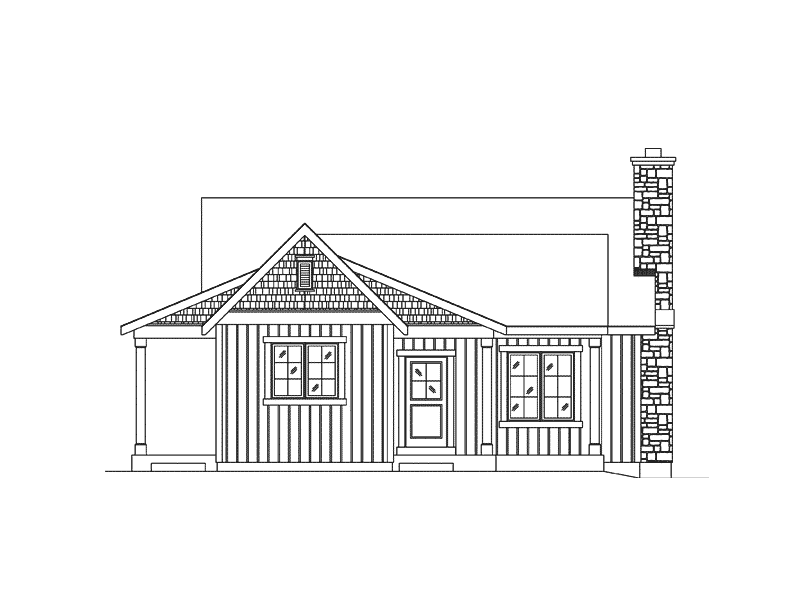 Shingle House Plan Front Elevation - Kemp Woods Country Home 058D-0204 - Search House Plans and More