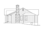 Shingle House Plan Right Elevation - Kemp Woods Country Home 058D-0204 - Search House Plans and More