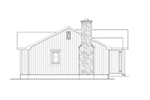 Vacation House Plan Left Elevation - Lakes Cove Country Cabin 058D-0205 - Shop House Plans and More