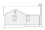 Vacation House Plan Rear Elevation - Lakes Cove Country Cabin 058D-0205 - Shop House Plans and More