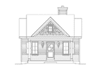 Lake House Plan Front Elevation - Marie Flatts Craftsman Cabin 058D-0207 - Shop House Plans and More