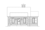 Ranch House Plan Front Elevation - Neva Pass Country Cabin 058D-0208 - Shop House Plans and More