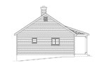 Ranch House Plan Left Elevation - Neva Pass Country Cabin 058D-0208 - Shop House Plans and More