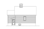 Vacation House Plan Rear Elevation - Neva Pass Country Cabin 058D-0208 - Shop House Plans and More