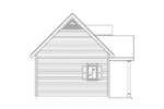 Cabin & Cottage House Plan Left Elevation - Orsen Creek Country Cabin 058D-0209 - Shop House Plans and More