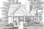 Ranch House Plan Front Image of House - Peal Hollow Country Cabin 058D-0210 - Shop House Plans and More