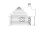 Ranch House Plan Left Elevation - Peal Hollow Country Cabin 058D-0210 - Shop House Plans and More