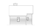 Ranch House Plan Rear Elevation - Peal Hollow Country Cabin 058D-0210 - Shop House Plans and More