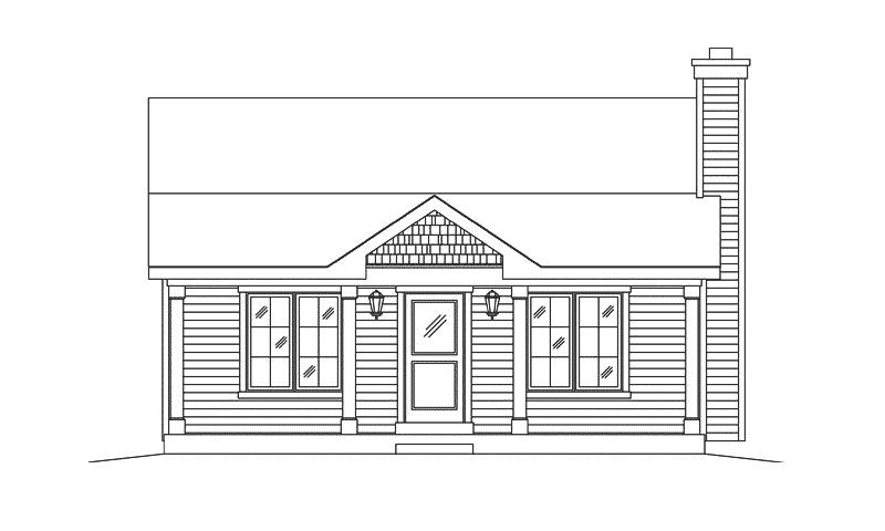 Arts & Crafts House Plan Front Elevation - 058D-0212 - Shop House Plans and More