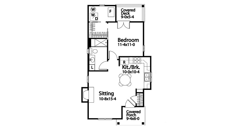Rustic Home Plan First Floor 058D-0213
