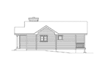 Lake House Plan Right Elevation - Mill Hollow Craftsman Home 058D-0213 - Shop House Plans and More