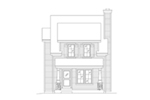 Cabin & Cottage House Plan Front of House 058D-0215