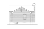 Cabin & Cottage House Plan Rear Elevation - 058D-0216 - Shop House Plans and More