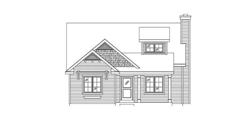 Arts & Crafts House Plan Front Elevation - 058D-0217 - Shop House Plans and More