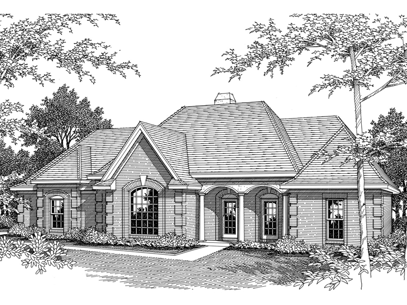 Belvoire Ranch Home Plan 060D-0070 - Search House Plans and More