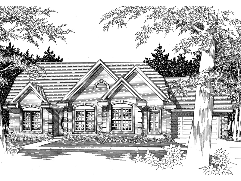 Fitzgerald Traditional Home Plan 060D-0084 - Search House Plans and More