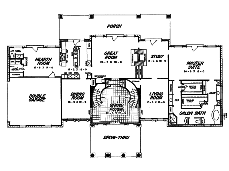 Cyprus Luxury Greek Revival Home Plan 060D 0107 Search House Plans And More