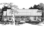 Rustic House Plan Front of Home - 060D-0153 - Shop House Plans and More