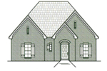 Ranch House Plan Front of House 060D-0209