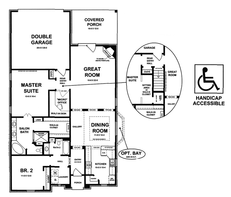 European House Plan Optional Basement - 060D-0209 - Shop House Plans and More