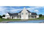 Colonial House Plan Rear Photo 01 - 060D-0518 - Shop House Plans and More