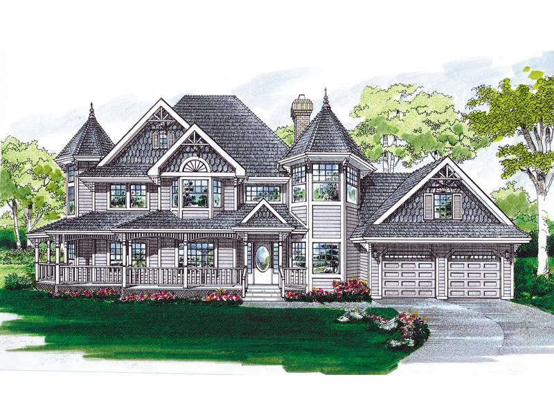 Quail Meadows Victorian Home Plan 062D-0046 | House Plans and More