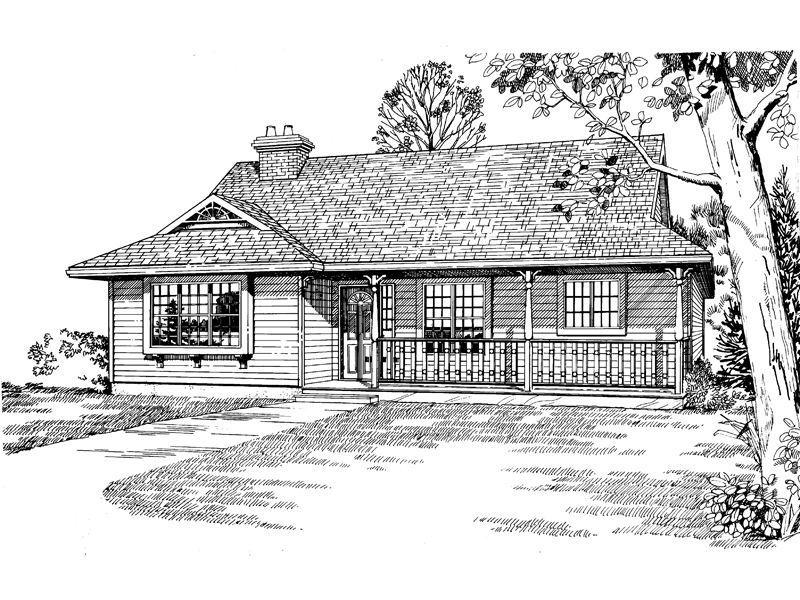 Hammerstone Country Ranch Home Plan 062D0203 Search House Plans and More