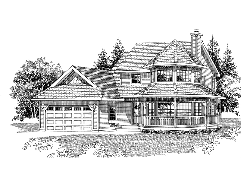 Bornheim Victorian Farmhouse Plan 062d 0292 House Plans And More