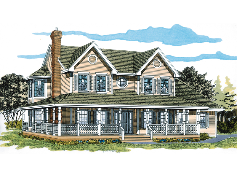 Painted Creek Country Farmhouse Plan 062d 0309 House Plans And More