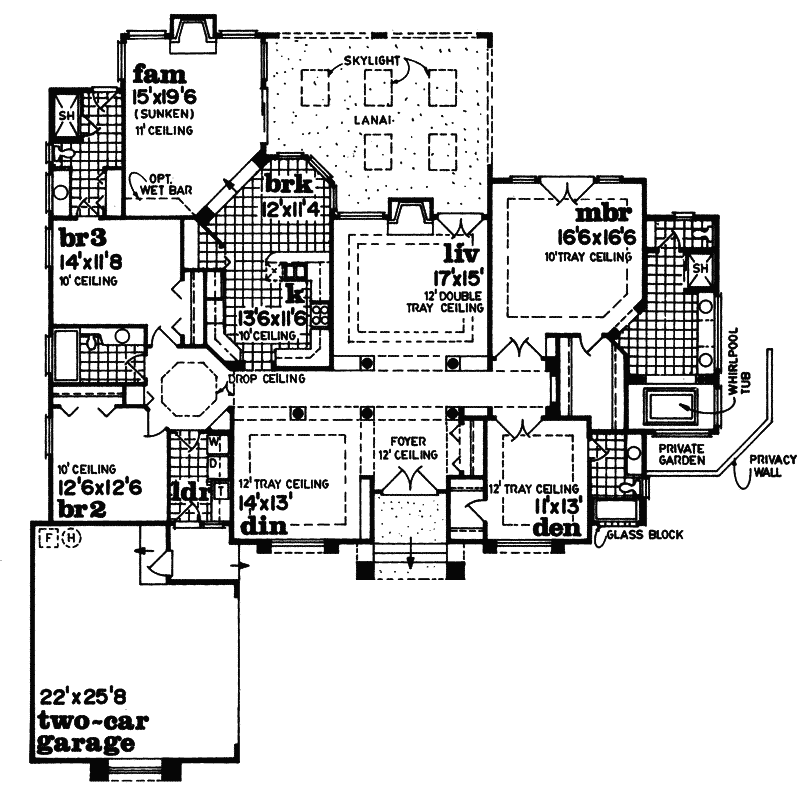 Rosalie Sunbelt Home Plan 062D-0325 - Shop House Plans and More