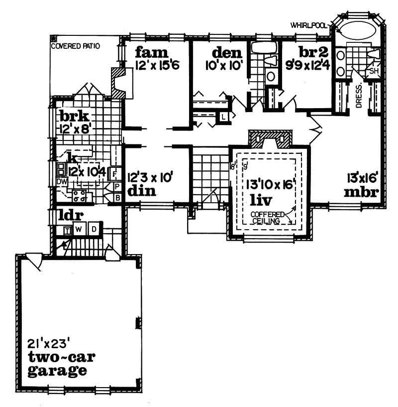 Quiet Creek Rustic Ranch Home Plan 062D-0444 - Shop House Plans and More