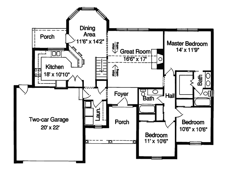Charmaine OneLevel Home Plan 065D0010 House Plans and More
