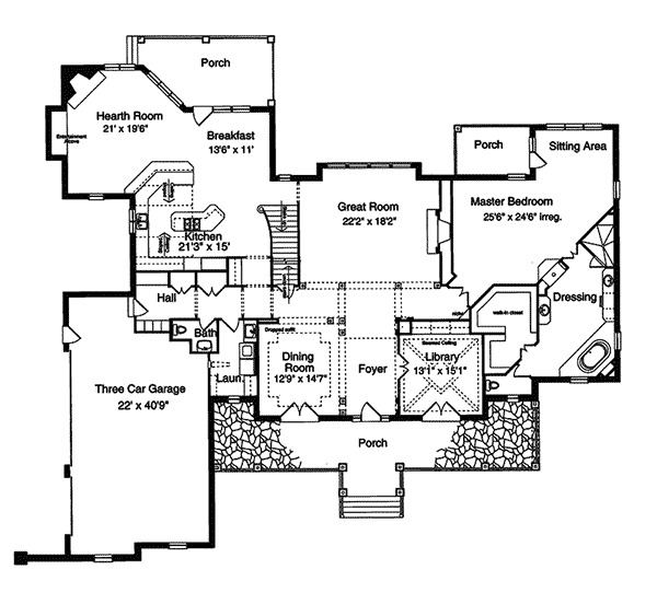 Wainbridge Colonial Home Plan 065D-0024 | House Plans and More