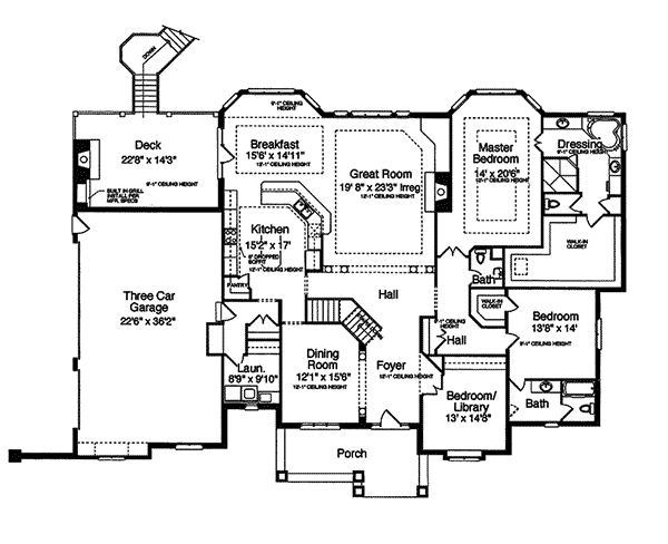 Hungerford Trail Craftsman Home Plan 065D-0041 | House Plans and More