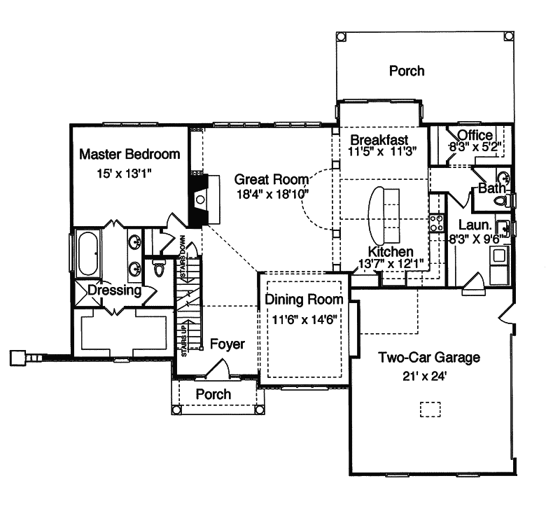 Emerald Crest Craftsman Home Plan 065D-0073 | House Plans and More